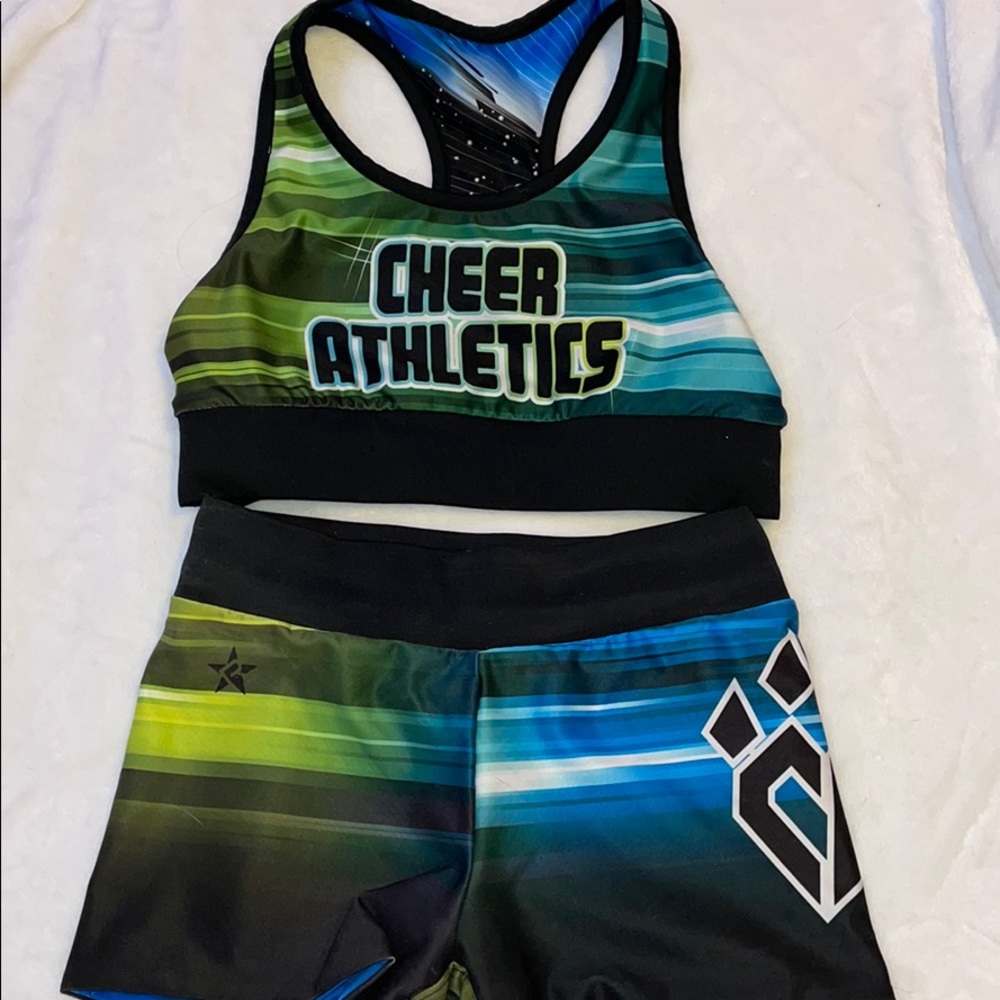 cheer athletics reversible practice wear set